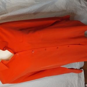 Silk coral blouse